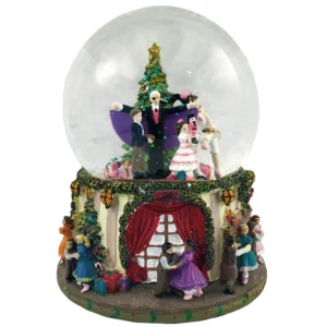 Nutcracker Musical Snow Globe